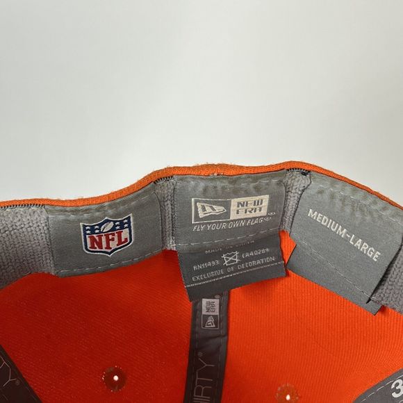 NFL New Era Denver Broncos Orange/Navy 39Thirty  Hat Men’s Size: M/L - Picture 9 of 9